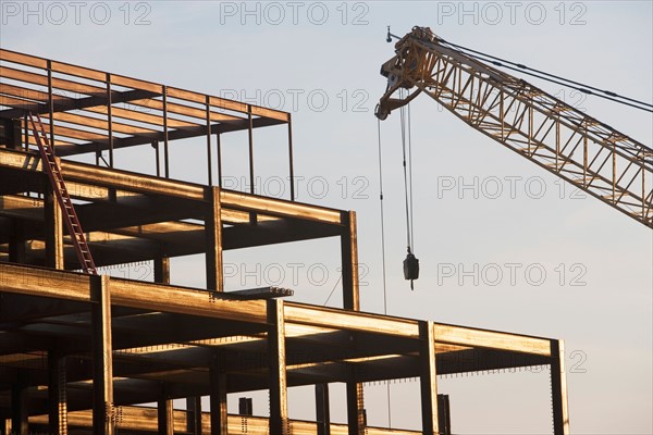 USA, New York State, New York City, Construction site. Photo: fotog