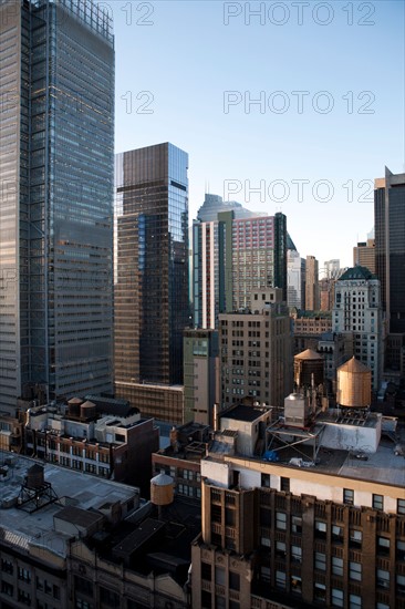 USA, New York, New York City, Manhattan skyline. Photo : Winslow Productions