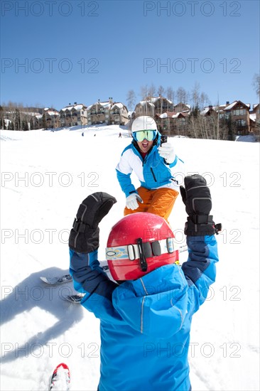 Family Skiing