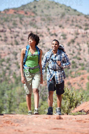 Man and woman in nature