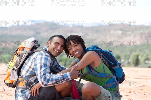 Man and woman in nature