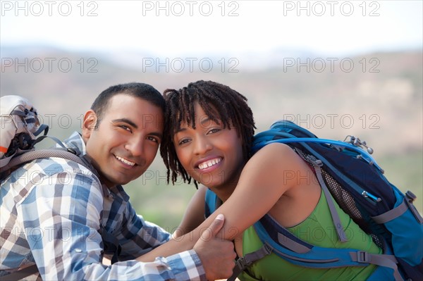 Man and woman in nature