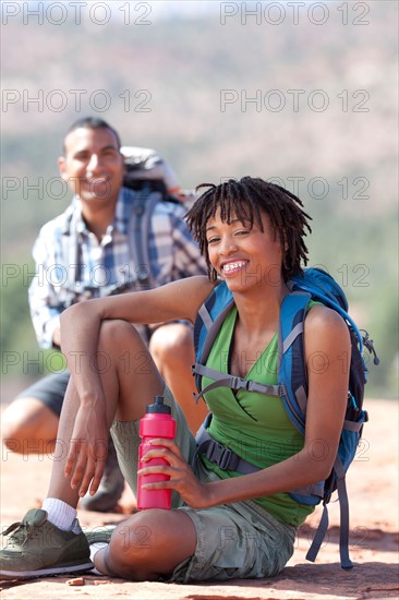 Man and woman in nature