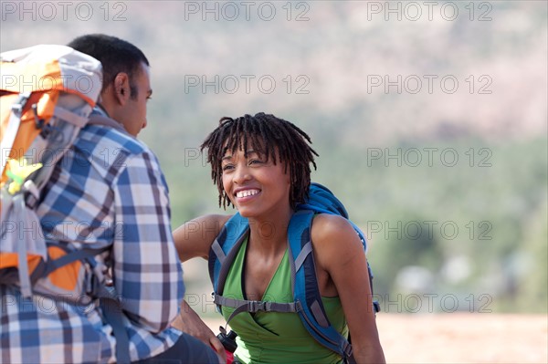 Man and woman in nature