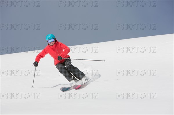 USA, Colorado, Telluride, Downhill skiing. Photo: db2stock