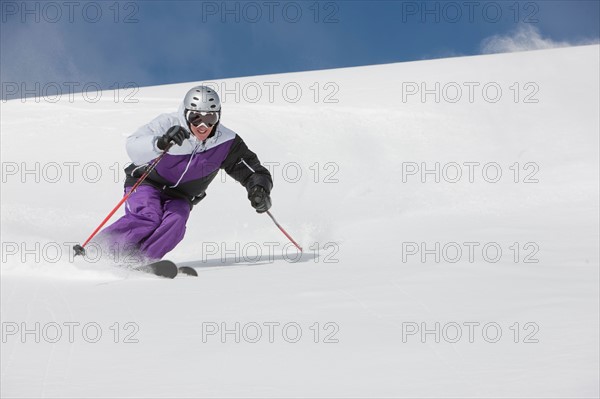 USA, Colorado, Telluride, Downhill skiing. Photo : db2stock