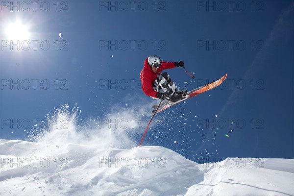 Skiing Action