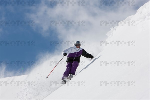 USA, Colorado, Telluride, Downhill skiing. Photo : db2stock