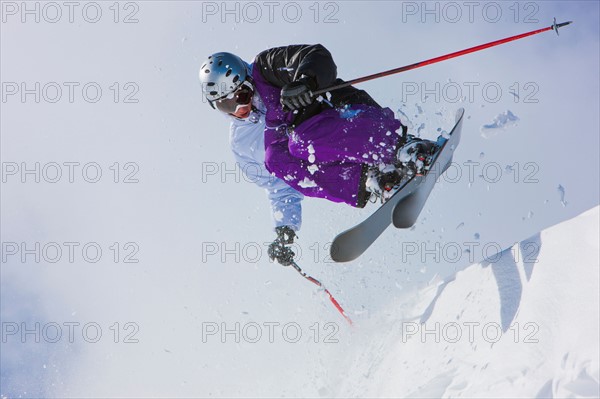 USA, Colorado, Telluride, Downhill skiing. Photo : db2stock