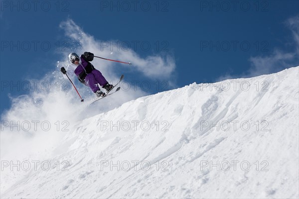 USA, Colorado, Telluride, Downhill skiing. Photo : db2stock