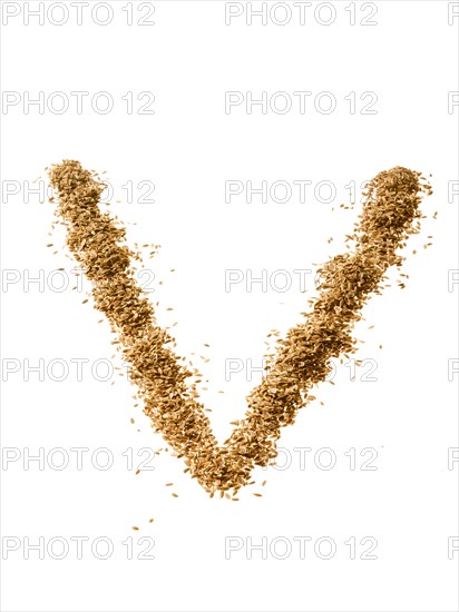 Studio shot of Tumeric Powder on white background. Photo : David Arky