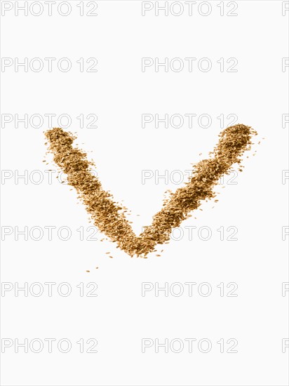 Studio shot of Tumeric Powder on white background. Photo : David Arky