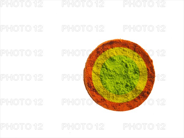 Studio shot of Chili Powder on white background. Photo: David Arky