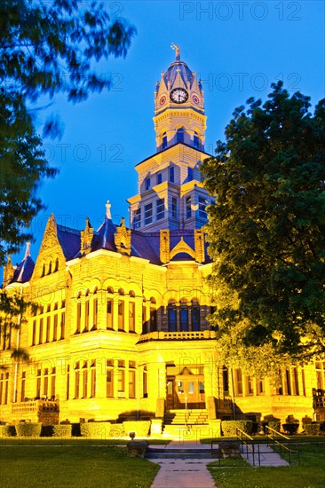 USA, Illinois, Paris, Historic courthouse. Photo : Henryk Sadura