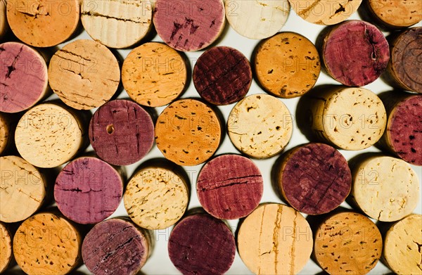 Wine cork tops.