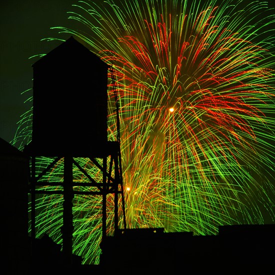 Fourth of July fireworks.