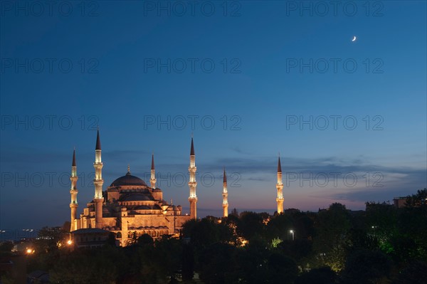 Turkey, Istanbul, Blue Mosque.