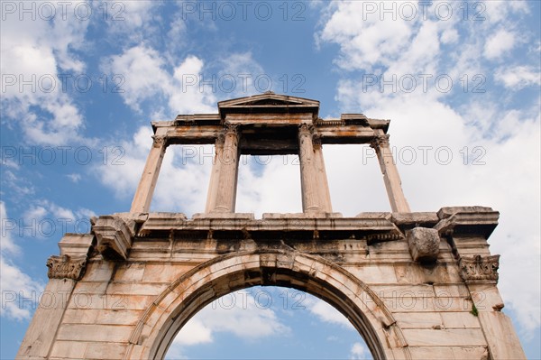 Greece, Athens, Hadrians Gate.