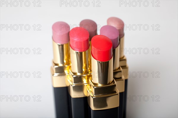 Studio shot of lipsticks. Photo : Winslow Productions