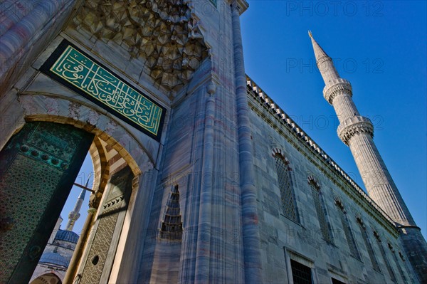 Turkey, Istanbul, Sultanahmet Mosque.