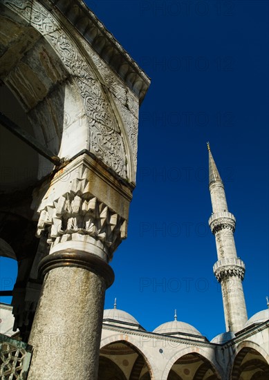 Turkey, Istanbul, Sultanahmet Mosque.