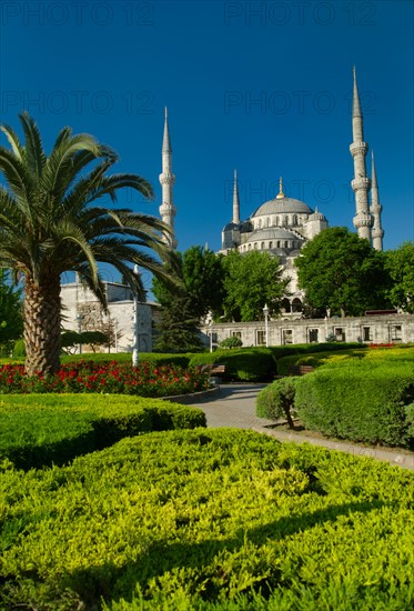 Turkey, Istanbul, Sultanahmet Mosque.