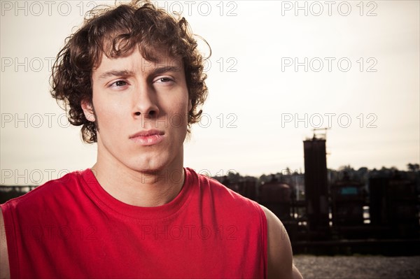 USA, Washington State, Seattle, Portrait of young athlete. Photo : Take A Pix Media