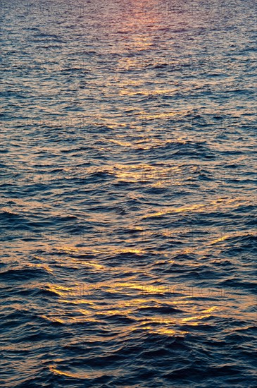 Aegean Sea at sunset.