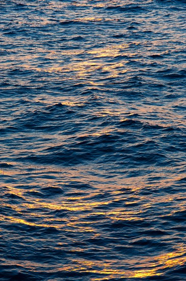 Aegean Sea at sunset.