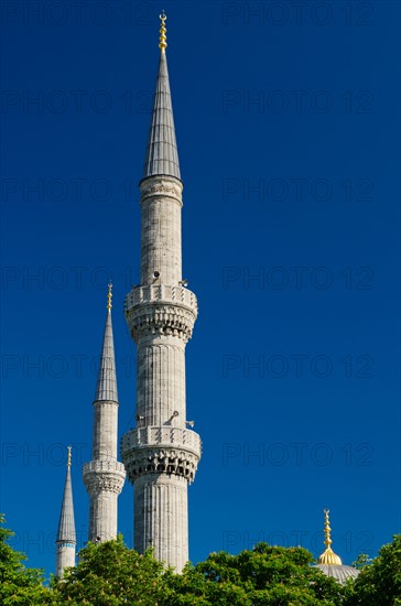 Turkey, Istanbul, Sultanahmet Mosque.