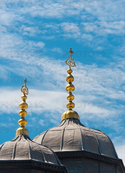 Turkey, Istanbul, Mosque detail.