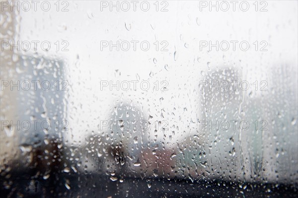 Close up of window in rainy day. Photo : Jamie Grill