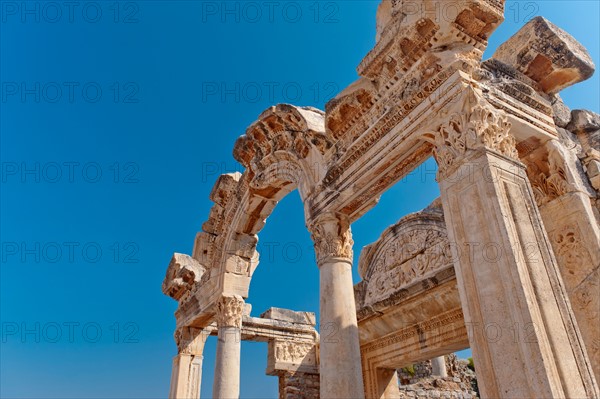 Turkey, Ephesus, Temple of Hadrian.