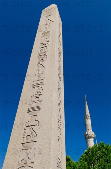 Turkey, Istanbul, Egyptian obelisk.