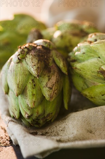 Close up of artichoke. Photo: Jamie Grill