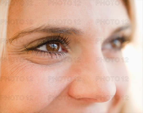 Close up of eyes of beautiful woman. Photo : Jamie Grill