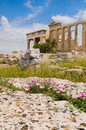 Greece, Athens, Acropolis, Erechtheum.