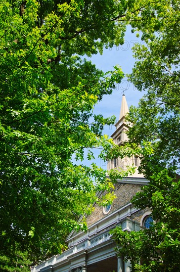 USA, New York City, St. Mark's Church.