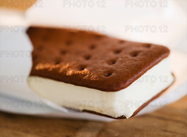 Close up of ice cream sandwich. Photo : Jamie Grill