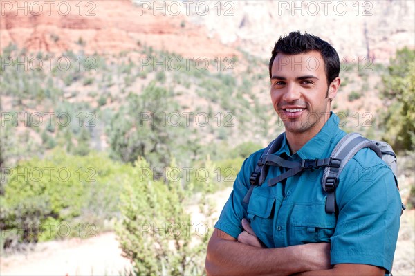 Outdoor man Posing