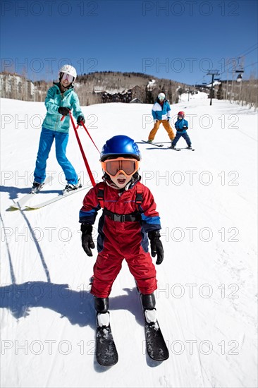 Family Skiing