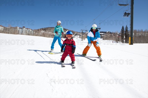 Family Skiing