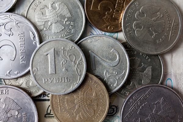 Close-up of Russian coins. Photo: Winslow Productions