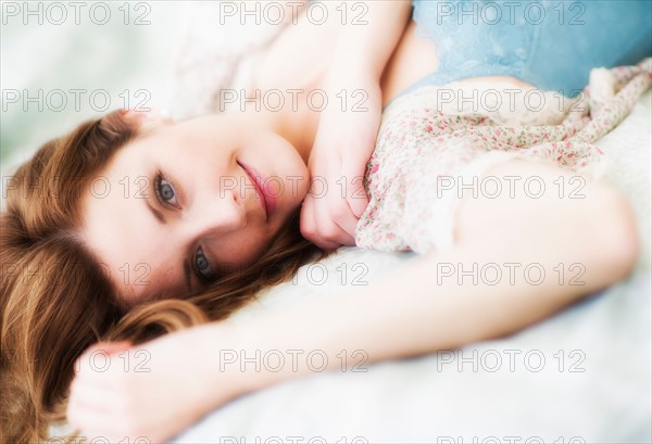 Sensual portrait of young woman. Photo : Daniel Grill