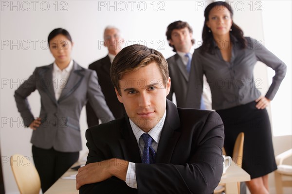 Studio shot of business people. Photo : Rob Lewine