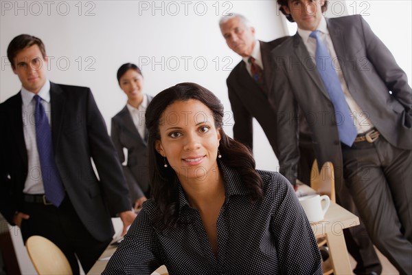 Studio shot of business people. Photo : Rob Lewine