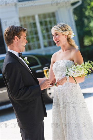 Portrait of married couple.