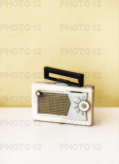 Studio shot of transistor radio.
