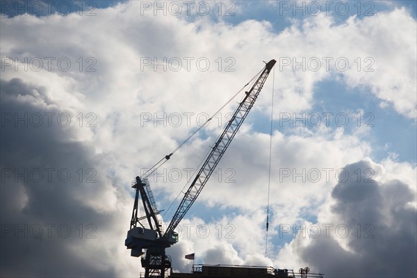 USA, New York State, New York City, Manhattan, Skyscraper under construction. Photo : fotog