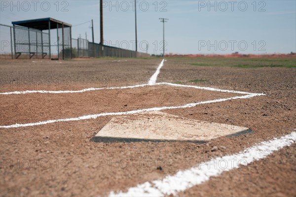 Baseball home plate. Photo: Winslow Productions